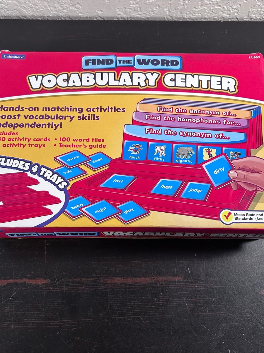 Lakeshore Find the Word Vocabulary Center Homeschool Teacher LL903 Language